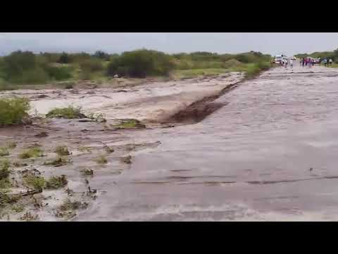 Alerta por crecida de ríos en Castro Barros: Evite circular por Ruta N°75