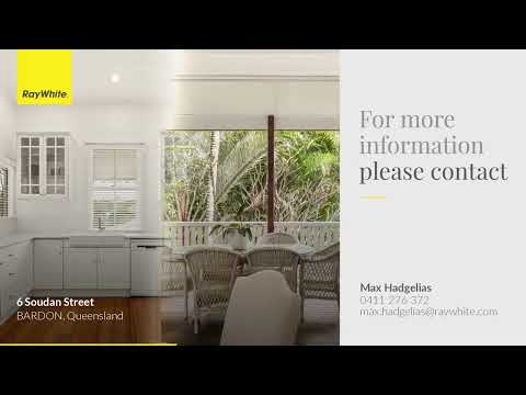 6 Soudan Street, Bardon, QLD 4065, 4 rūma, 2 rūma horoi, House