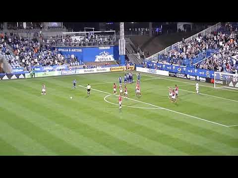 Rod Fanni of the Montreal Impact scores against NY Red Bulls 9/1/18