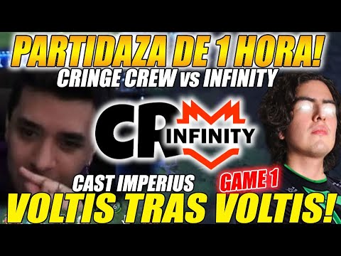 🔴INFINITY vs CRINGE CREW🔵[GAME1/bo2] - PARTIDAZA DE 1 HORA, VOLTIS TRAS VOLTIS! - BTS S13 | DOTA 2