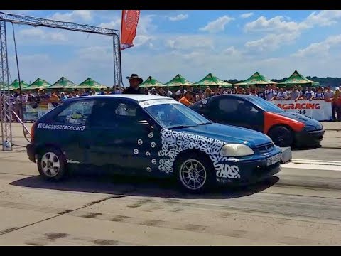 arad ciLoud Opel Tigra 300 HP N/a vs Honda Civic Ek4 B16a2 - Drag Race Arad 21.05.2017 3