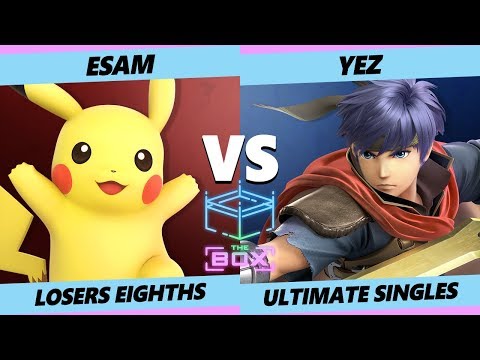 The Box Losers Top 8 - PG | ESAM (Pikachu) Vs. USAE | Yez (Ike) Smash Ultimate - SSBU
