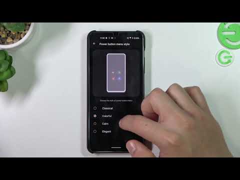 Asus ZenFone 9 Customization - Power menu styles