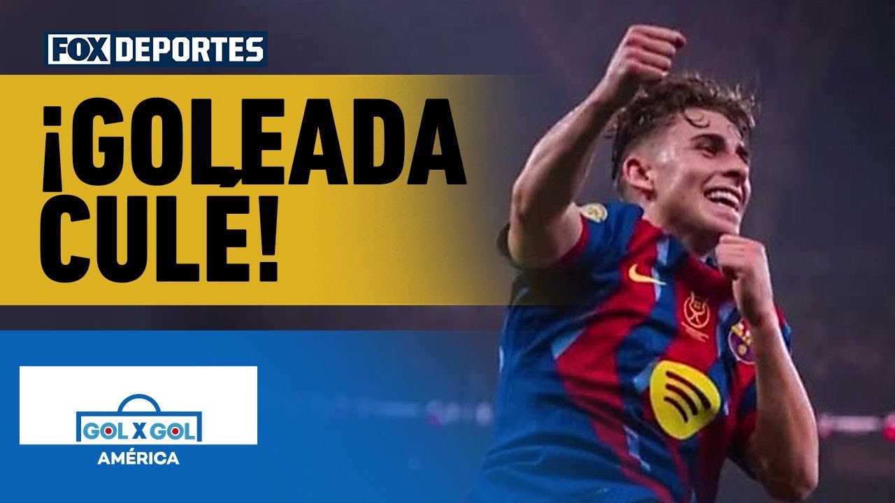 😎 ¡PASEO DEL BARCELONA! | Goleada al Athletic de Bilbao para avanzar en la Supercopa | GolXGol