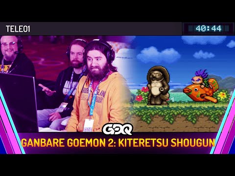 Ganbare Goemon 2: Kiteretsu Shougun Magginesu by Teleo1 in 40:44 - Awesome Games Done Quick 2024