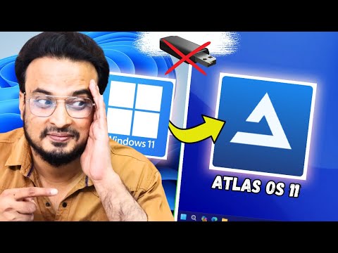 How to Install ATLAS OS 11⚡without USB and Data Loss (Easy) 2024