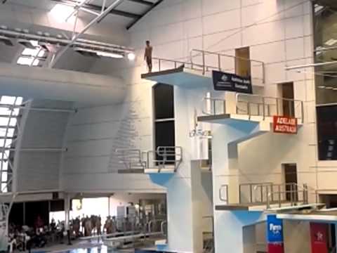 Tom Daley's 10-scoring dive in Adelaide