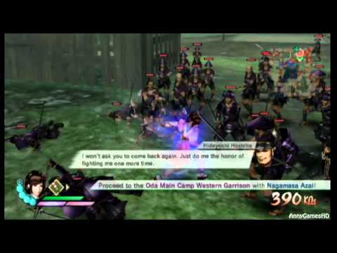 Samurai Warriors 3 - Oichi Story 5 - Confrontation at Lake Yogo - Part 2 [ENG voice][Wii]