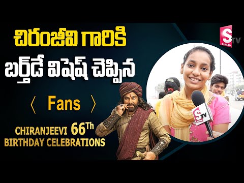 Vizag Mega Fans Birthday Wishes to Chiranjeevi | Chiranjeevi Birthday celebrations | Suman TV
