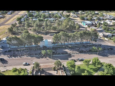 Motojuntada en Guardia Mitre de Los Pumas del Camino - Río Negro - Patagonia Argentina