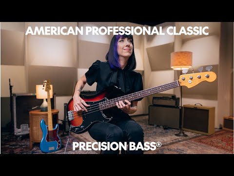 Fender American Professional Classic P-Bass RW 3-TSB image 7