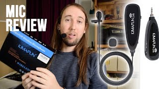 KIMAFUN Wireless Lavalier Microphone and Headset System Review