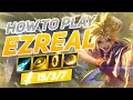 HOW TO PLAY EZREAL ADC SEASON 10 | BEST Build & Runes | Season 10 Ezreal guide | League of Legends