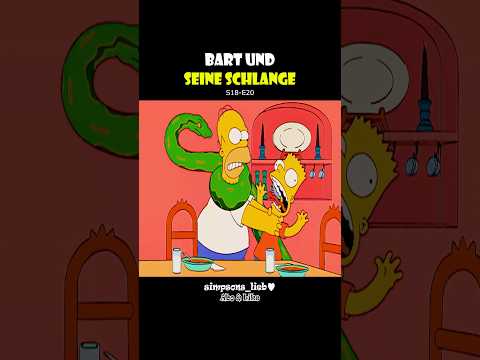 Bart und seine Schlange / S18-E20 / Simpsons / Deutsch