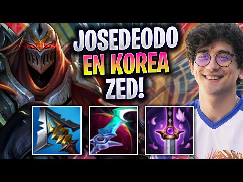 JOSEDEODO JUGANDO ZED EN KOREA! - EST Josedeodo Juega Zed Jungla vs Viego! | Preseason 2023