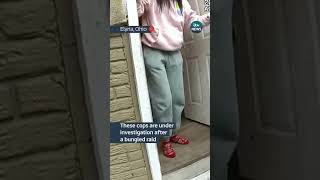Cops under investigation after a bungled raid #police #itvnews #news #raid