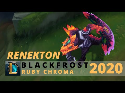 Blackfrost Renekton Ruby Chroma 2020 - League Of Legends