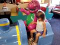 Celeste Rides The Barney Ride