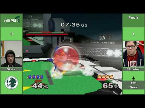 SSBMSU 2 - Skate (Falco) vs 2Shadez (Fox) - Pools