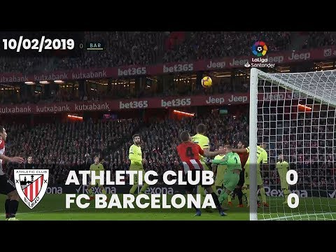 ⚽ FULL MATCH I LaLiga 18/19 I J23.  Athletic Club 0 – FC Barcelona 0