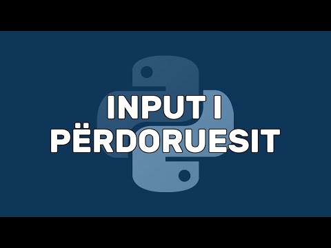 Input i Përdoruesit | Input | Python | Programim | Informatikë