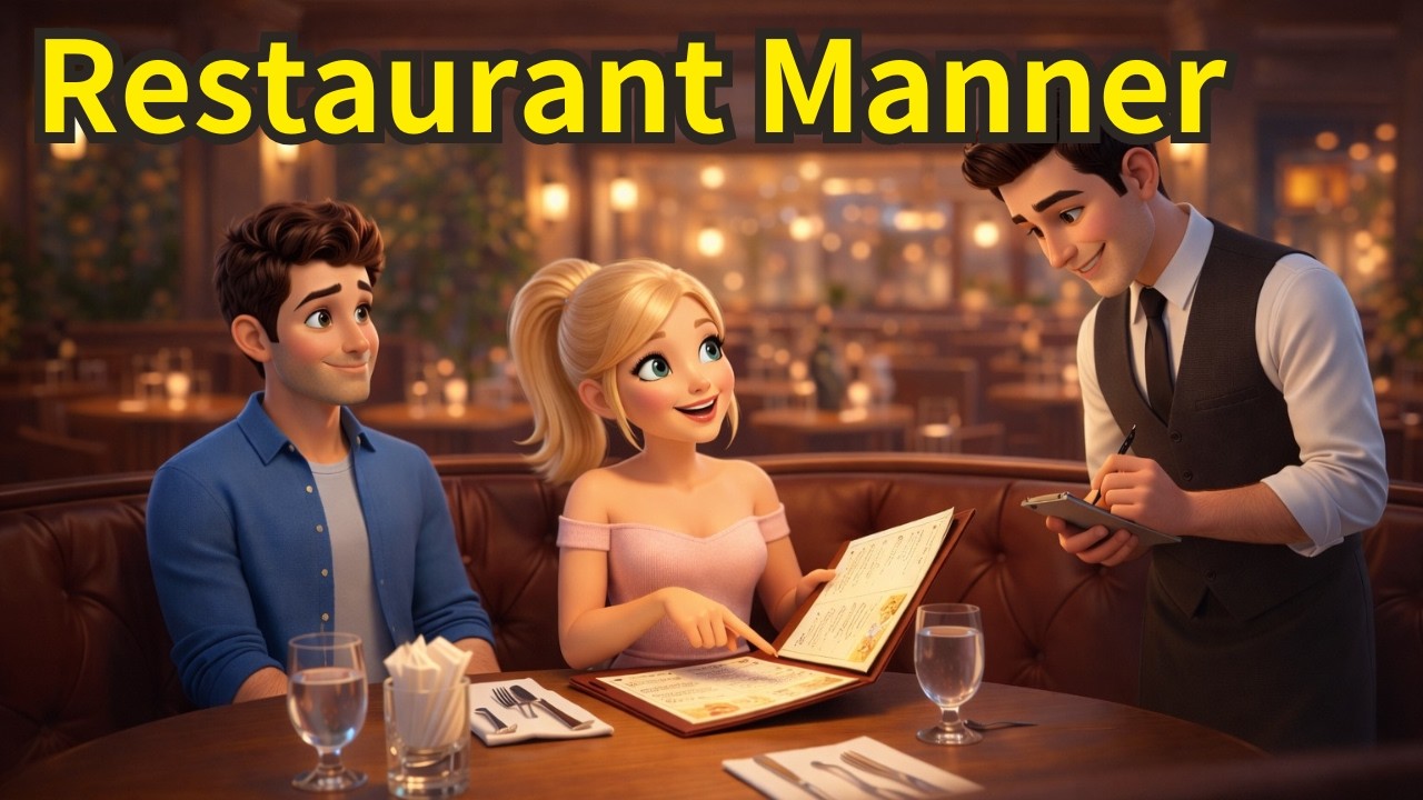 Order Food at a Restaurant - Slow and Easy English For Beginners