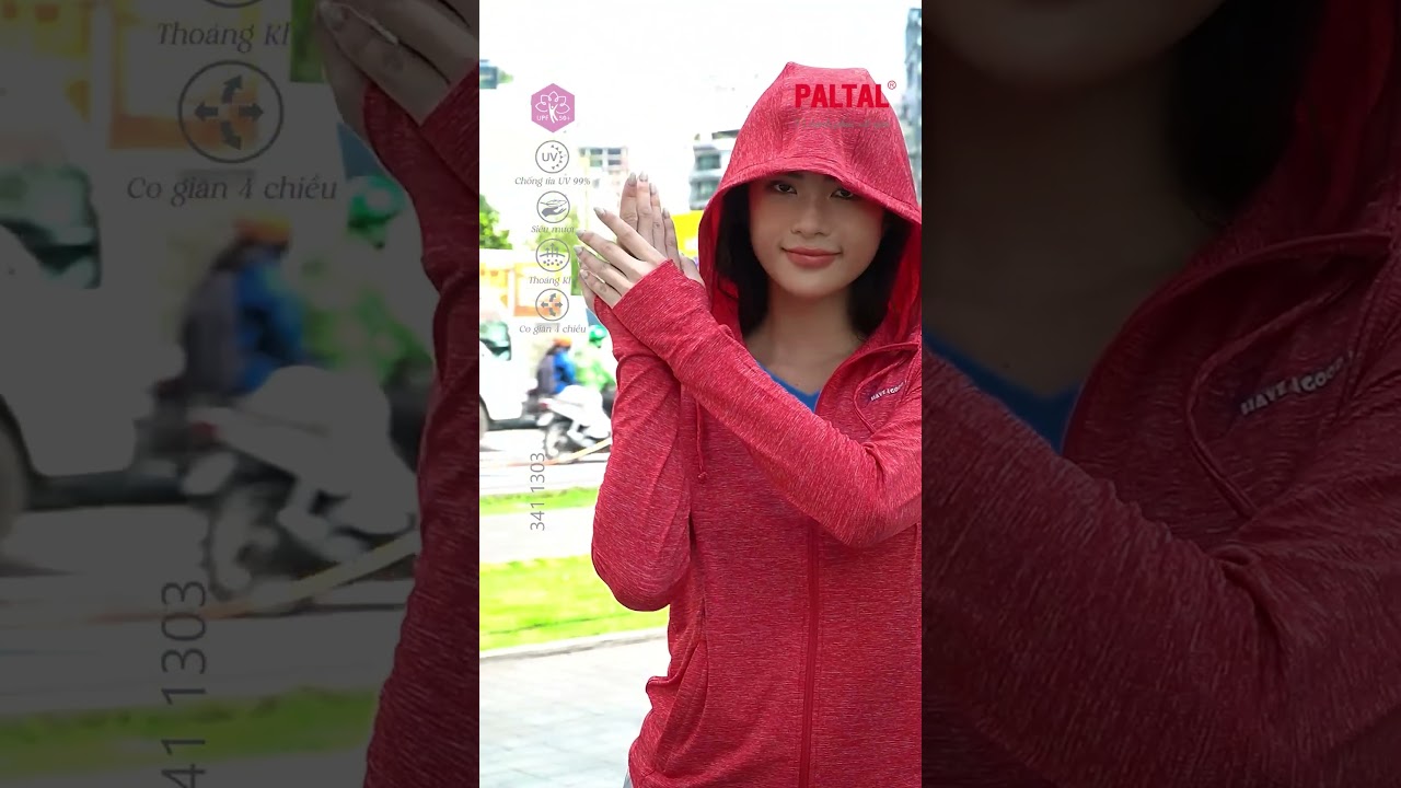 Áo khoác nữ chống nắng, chống UV chất melan lưới 341p 1303