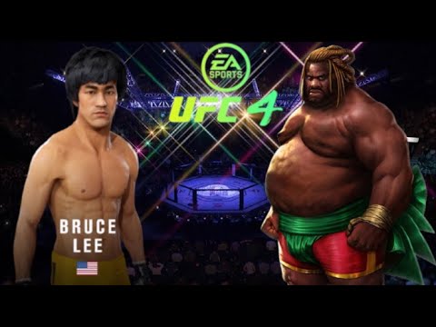 BRUCE LEE VS SUMO | UFC 4 BRUTAL FIGHT | UFC 4 | UFC 4 2021 | EA SPORTS UFC 4