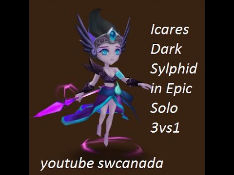 Icares Solo's 3v1. Crazy comeback