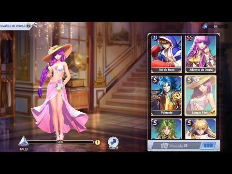 VC SABE A IMPORTÂNCIA DO PAVILHÃO DE SKINS - SAINT SEIYA AWAKENING