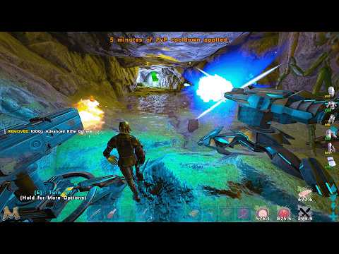 I Made the Smallest Cave in ARK Unraidable