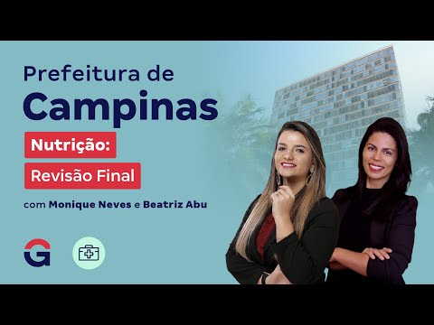 Concurso Prefeitura de Campinas | Nutrição: Revisão Final