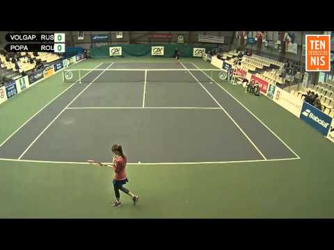 VOLGAPKINA (RUS) vs POPA (ROU)- Open Super 12 Auray Tennis