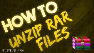 How to unzip files without winrar or winzip