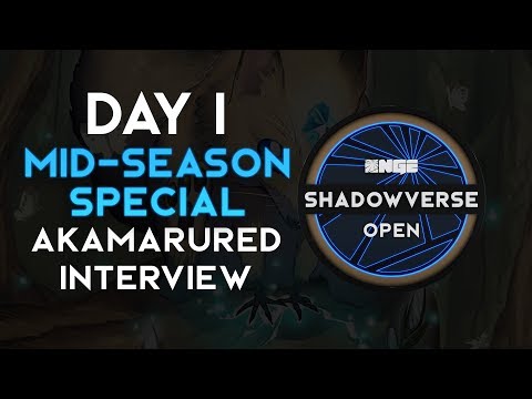 HSK Akamarured Player Interview - Mid-Season Special Day 1 - NGE Shadowverse Open Season 2
