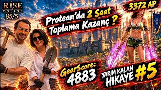 Rise Online: 2 Saat Protean Toplama! 😱 | Hedef 100.000 TL | Yarım Kalan Hikâye #