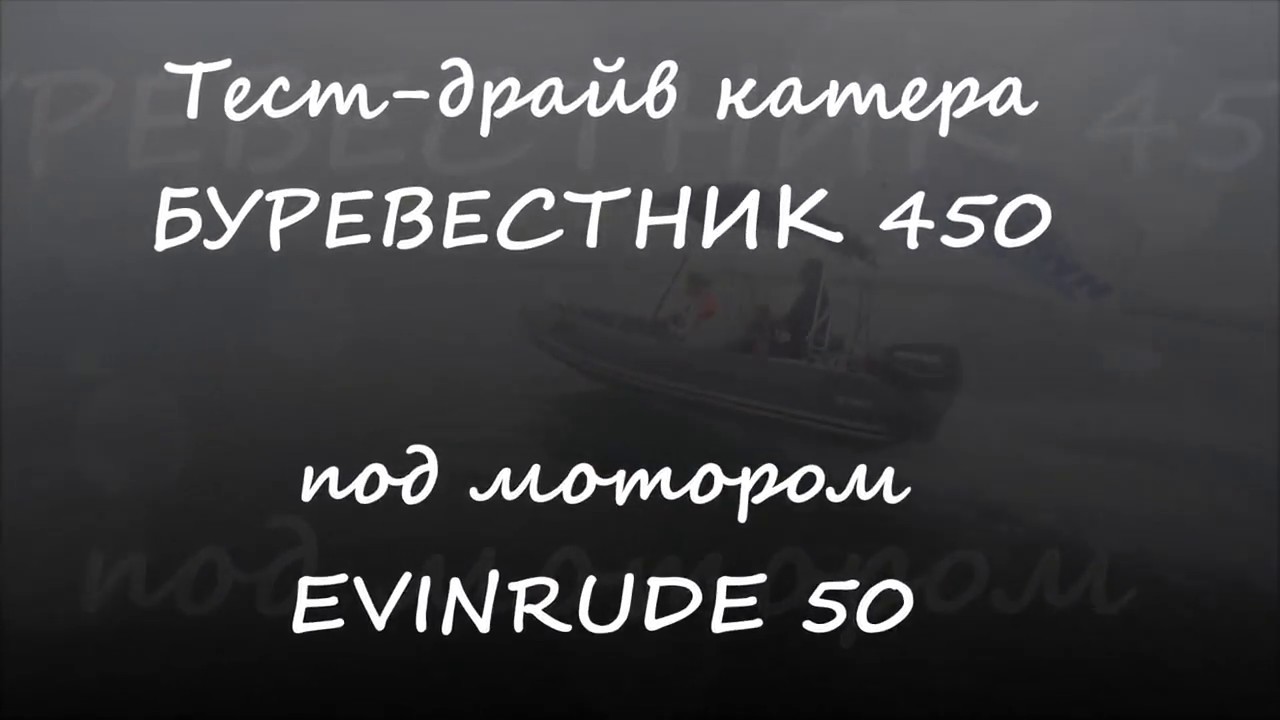 РИБ Буревестник 450 + Evinrude 50