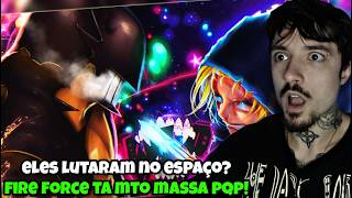 (QUE LUTA ÉPICA!) REAGINDO ao WLO - Conto de Fadas [ Fire Force / Arthur Boyle VS Dragon ] | REACT