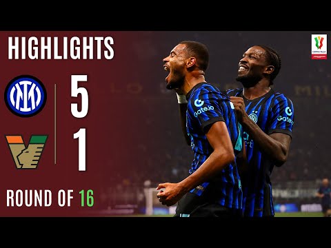 INTER-VENEZIA 5-1 | HIGHLIGHTS | Inter Through With a Goal Feast | Coppa Italia Frecciarossa 2025/26