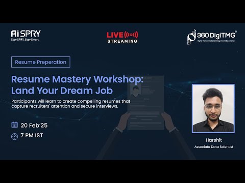 Resume Building 15th February 360DigiTMG