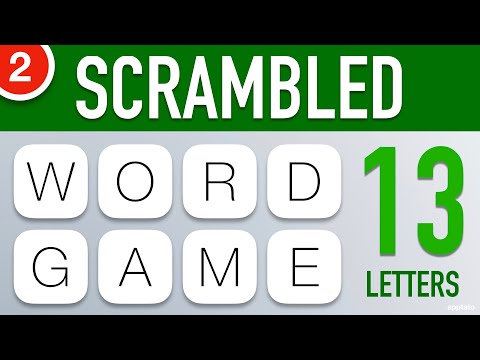 Scrambled Word Games (13 Letter Words) [Vol. 2] | Guess the Word Game