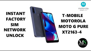 Instantly Factory SIM Unlock T-Mobile Motorola Moto G Pure XT2163-4!