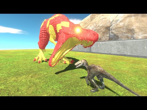 SHAZAM T-REX DEATH RUN - ANIMAL REVOLT BATLLE SIMULATOR