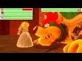 Super Mario Odessy Final Battle with healthbars
