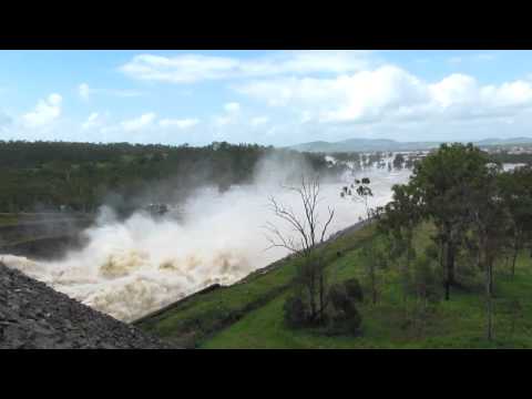 Wivenhoe Dam Flood Release 13/01/2011
