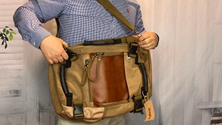 Convertible Canvas Rucksack Backpack Messenger Bag Review