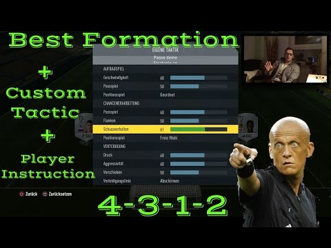 FIFA 17: BEST FORMATION 4-3-1-2 BEST CUSTOM TACTIC + PLAYER INSTRUCTION FUT CHAMPIONS (deutsch)
