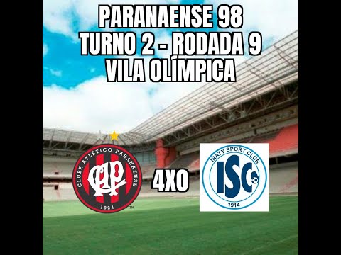 Paranaense 98 - 2º Turno - 9ª Rodada - Atlético 4x0 Iraty