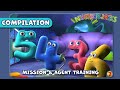 Mission And Agent Training MEGA COMPILATION Videos 1 10 Numberjacks