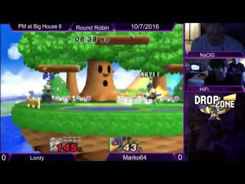Project M in The Big House #2 Pools - Noob (Falco) vs. Doodler (Sheik)